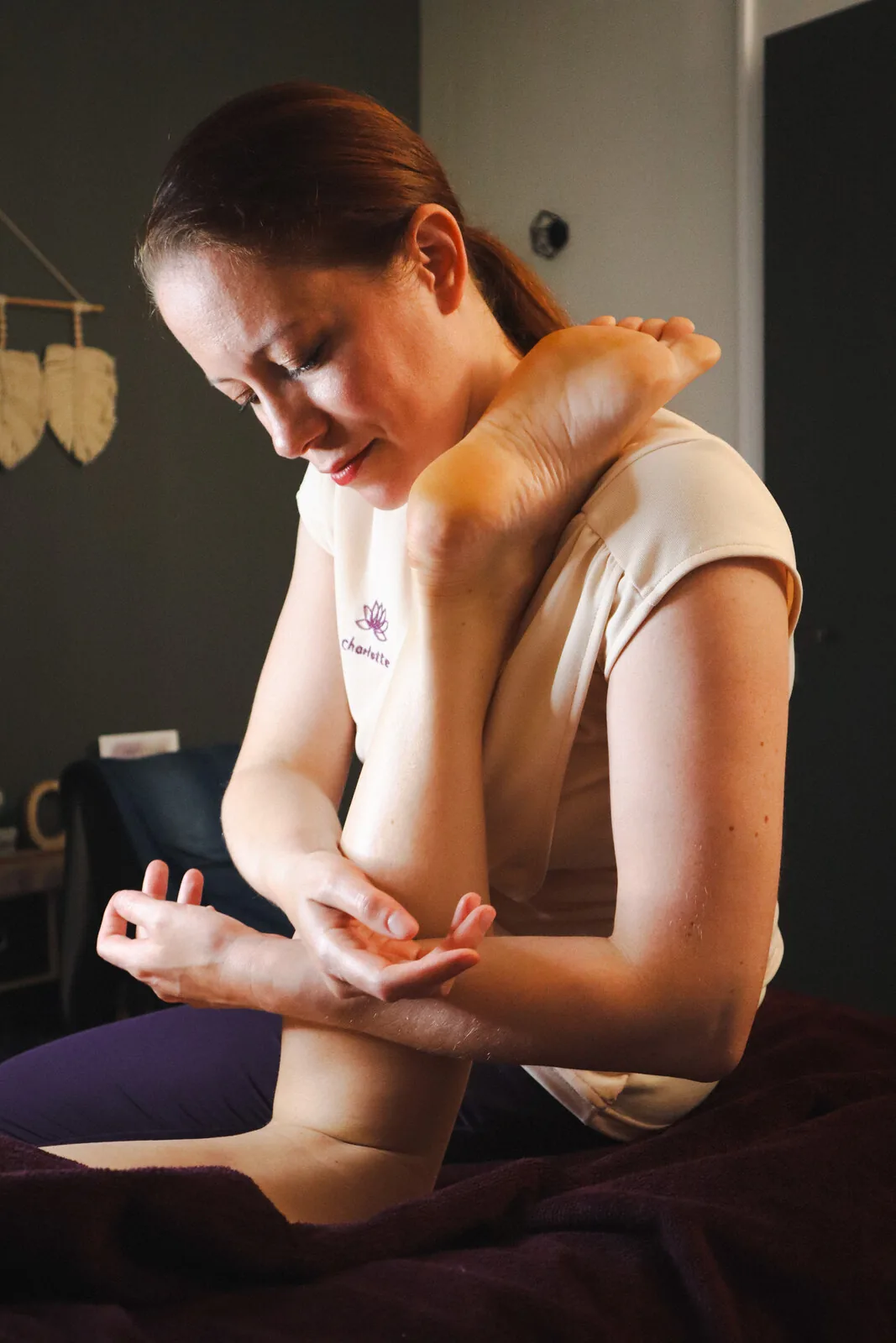 Démonstration d'une technique aux avant-bras