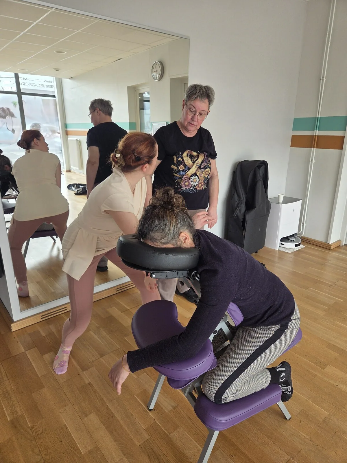 Formation au massage assis sur siège ergonomique