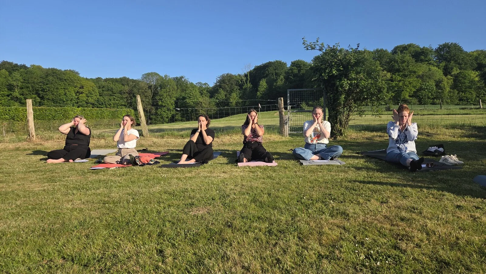 Week-end entre filles, atelier bien-être en plein air
